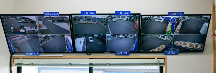 24時間録画監視モニター